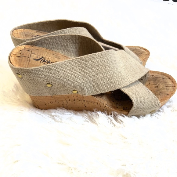 Lucky Brand Wedge Shoe Size 6.5 - Picture 2 of 7